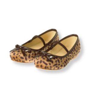 NWOT Janie and Jack Leopard Flats Derby Darling 2014 Vintage